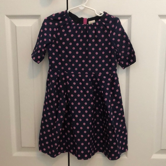 CrewCuts navy and purple dress size 5 - Picture 1 of 4